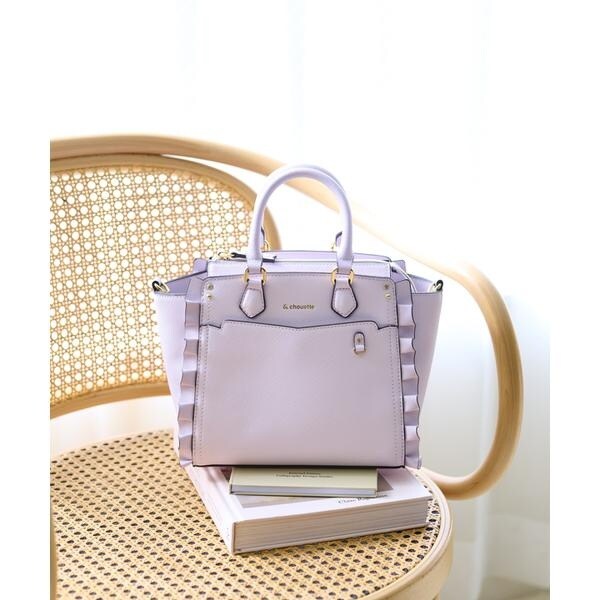 アンドシュエット（& chouette）/《推し事バッグ》クリアポケット付きぬいぐるみバッグ