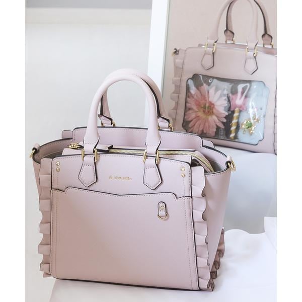 アンドシュエット（& chouette）/《推し事バッグ》クリアポケット付きぬいぐるみバッグ