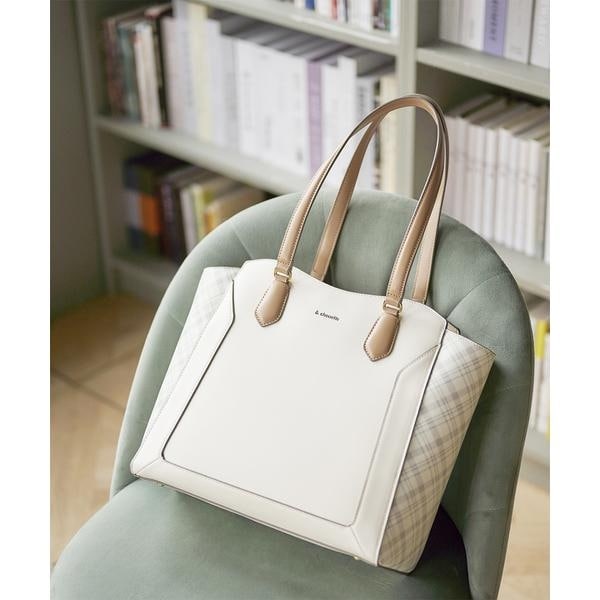 アンドシュエット（& chouette）/サイドチェック トートバッグの通販は 7,577円
