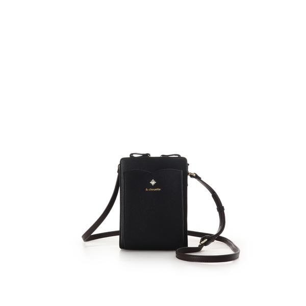 アンドシュエット（& chouette）/ビジュー付きラメ　ミニスクエアショルダーバッグ 12,650円