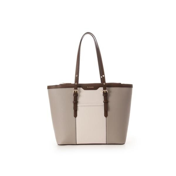 アンドシュエット（& chouette）/バイカラーベルトデザインA4トートバッグ《通勤・通学》