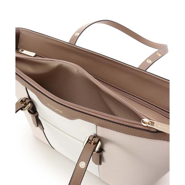 アンドシュエット（& chouette）/バイカラーベルトデザインA4トートバッグ《通勤・通学》