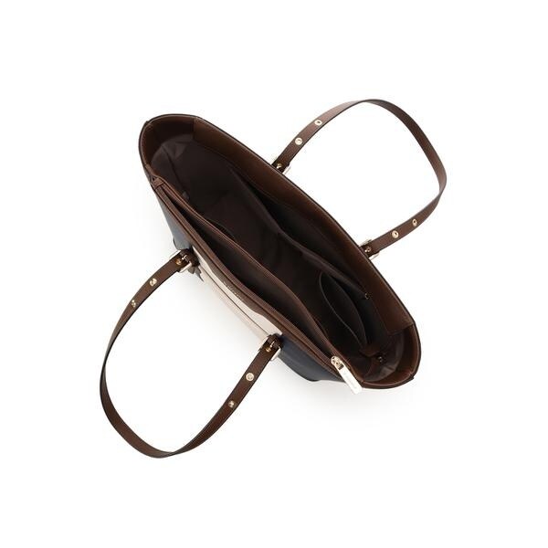 アンドシュエット（& chouette）/バイカラーベルトデザインA4トートバッグ《通勤・通学》