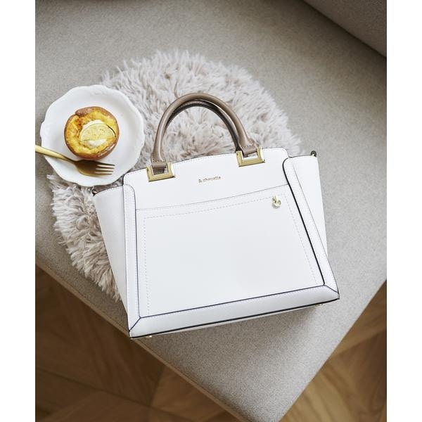 アンドシュエット（& chouette）/《推し事バッグ》クリアポケット付きスクエアぬいぐるみバッグ