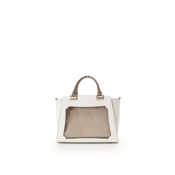 アンドシュエット（& chouette）/《推し事バッグ》クリアポケット付きスクエアぬいぐるみバッグ