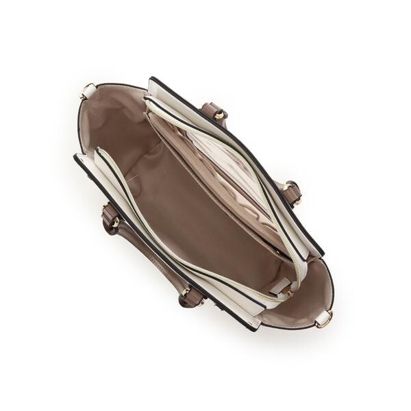 アンドシュエット（& chouette）/《推し事バッグ》クリアポケット付きスクエアトートバッグ