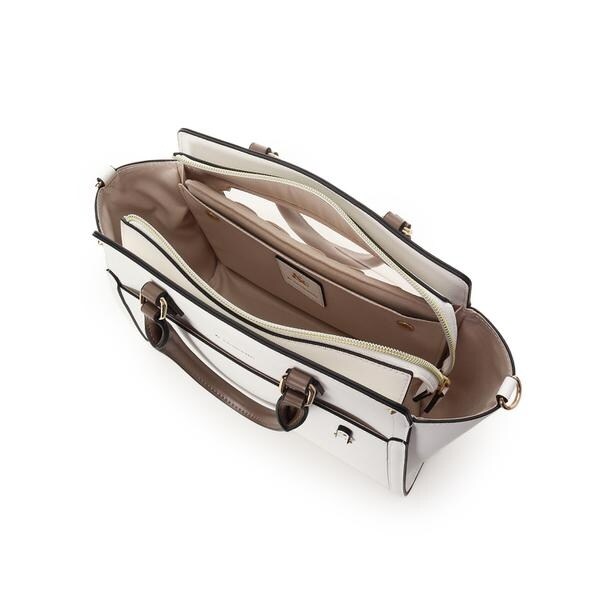 アンドシュエット（& chouette）/《推し事バッグ》クリアポケット付きスクエアトートバッグ