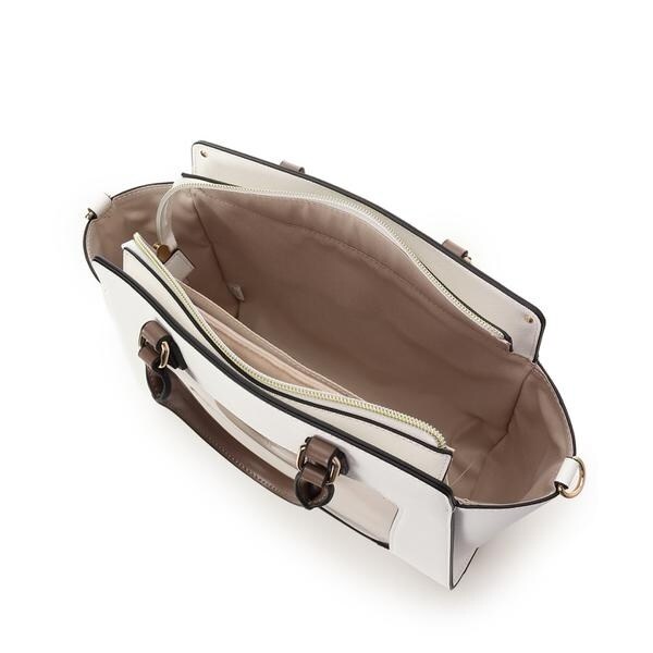 アンドシュエット（& chouette）/《推し事バッグ》クリアポケット付きスクエアトートバッグ