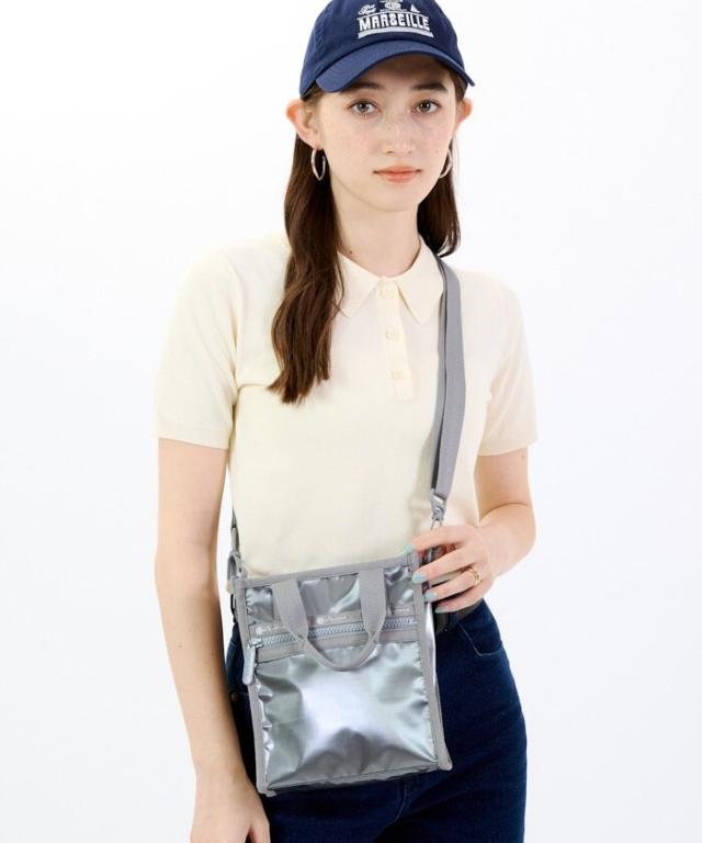 レスポートサック LESPORTSAC ショルダーバッグ レスポナイロン ピンク×ネイビー×マルチ 花柄 美品 バッグ レスポートサック ショルダーバッグ レディース ブランド LeSportsac