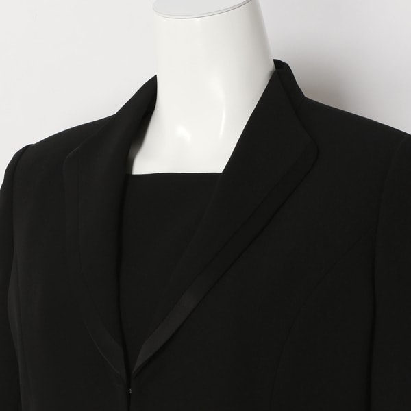 アンフィニ（INFINE）/＜ブラックフォーマル＞ウィング衿アンサンブル