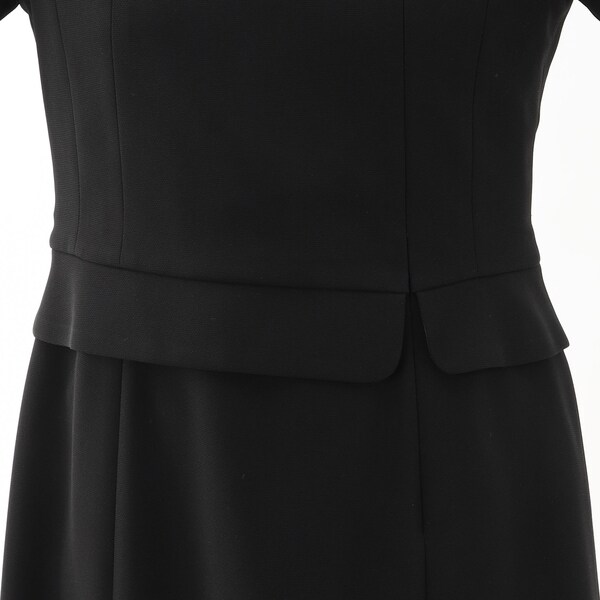 アンフィニ/【喪服/礼服/ブラックフォーマルスーツ】フリルスピンド衿