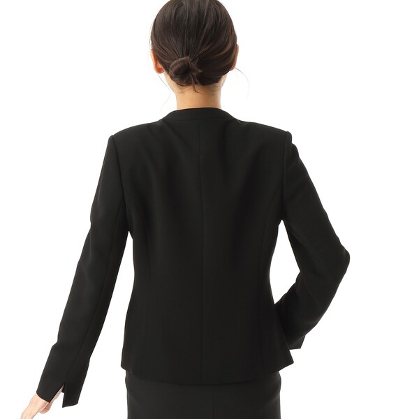 アンフィニ/【喪服/礼服/ブラックフォーマル】ジュノアールV開きジャケット_2