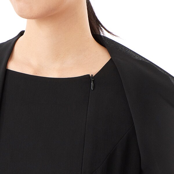 アンフィニ（INFINE）/＜ブラック夏フォーマル＞【洗える】羽織風