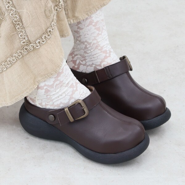 ナッツワールド（Nuts world）/Nuts world 本革ベーシックサボ