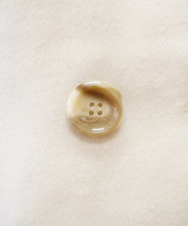 フィント/合皮パイピングダブル釦コートの通販は