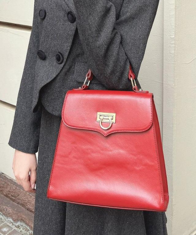 アンアナザーアンジェラス（an another angelus）/【WEB限定】 ループ 金具 フラップ ハンドバッグ