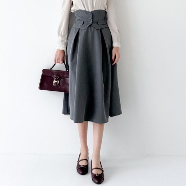 アンアナザーアンジェラス（an another angelus）/【2way仕様】ジレコルセット2WAYフレアースカート