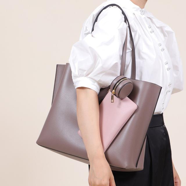 ベース（BASE）/【テレビドラマ使用】A4対応 ポーチチャーム付き 3ROOMトートバッグの通販は