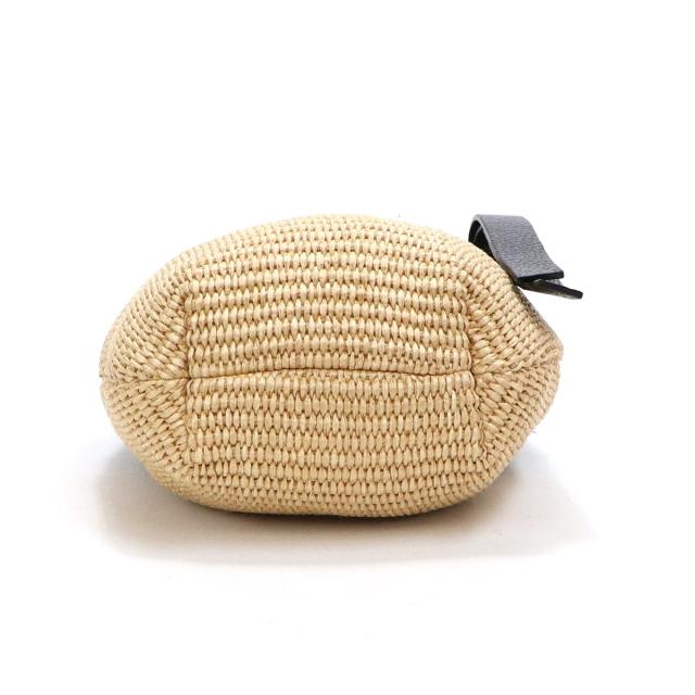 ベース（BASE）/【ROBERTA GANDOLFI】イタリア製 カーフスキンコンビ ミニかごショルダーバッグ