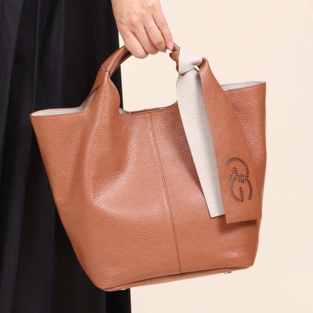 ベース（BASE）/【ROBERTA GANDOLFI】イタリア製 カーフスキン2WAYトートバッグ