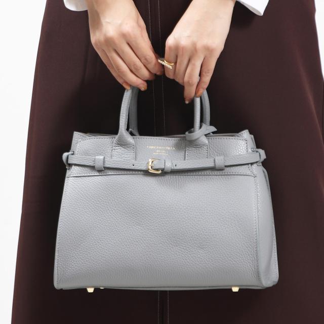 ベース（BASE）/【CHRISTIAN VILLA】【本革】【イタリア製】2WAY カーフレザーハンドバッグ