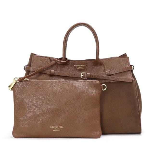 ベース（BASE）/【CHRISTIAN VILLA】イタリア製 2WAY カーフレザー