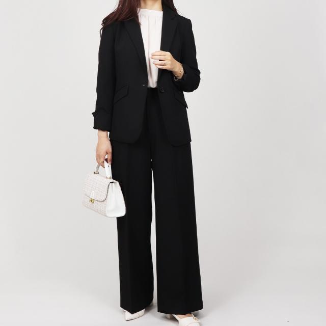 ベース（BASE）/【セットアップ】テーラードジャケット ワイドパンツ スーツセット セレモニー