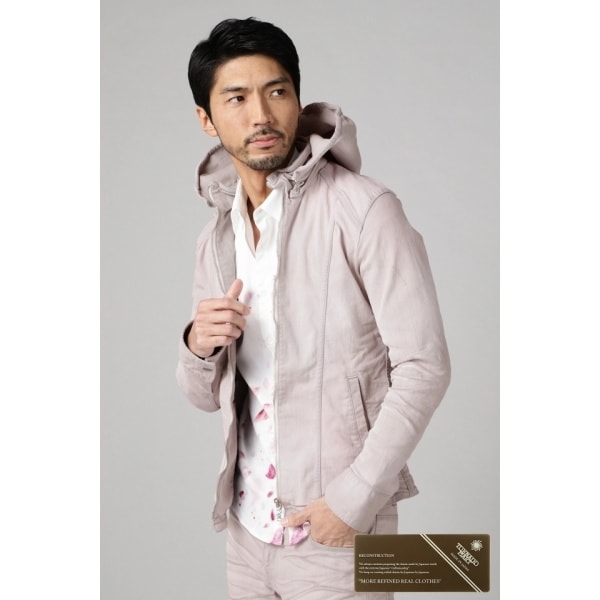 トルネードマート（TORNADO MART）/TORNADO MART∴フローヴィンテージスタンドフーディブルゾン