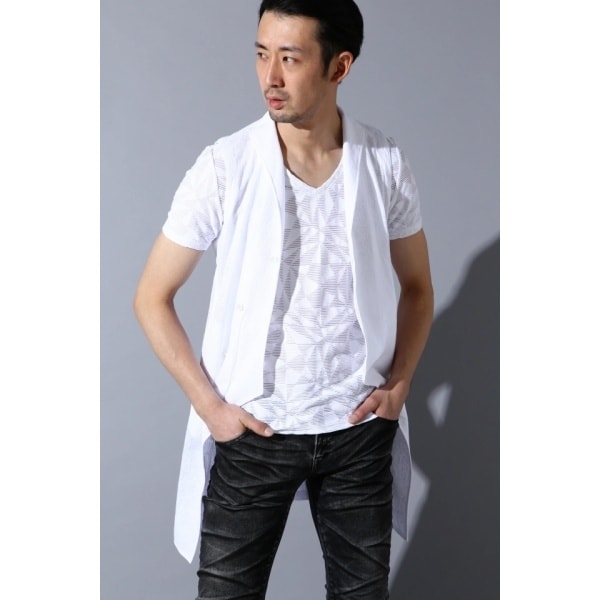 トルネードマート（TORNADO MART）/TORNADO MART∴パイソンジャカードロングベスト