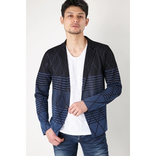 トルネードマート（TORNADO MART）/TORNADO MART∴グラデーションニットジャケット