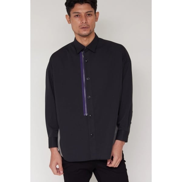 トルネードマート（TORNADO MART）/TORNADO MART∴バイカラーZIPシャツ