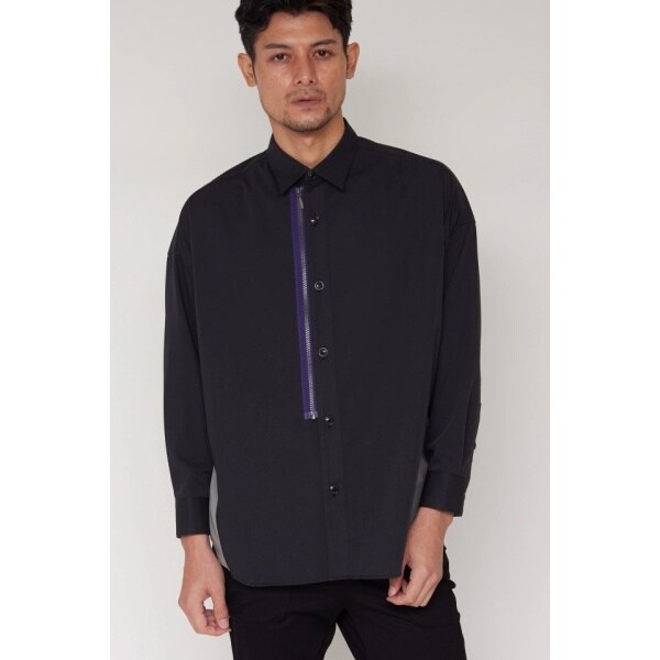 トルネードマート（TORNADO MART）/TORNADO MART∴バイカラーZIPシャツアウター