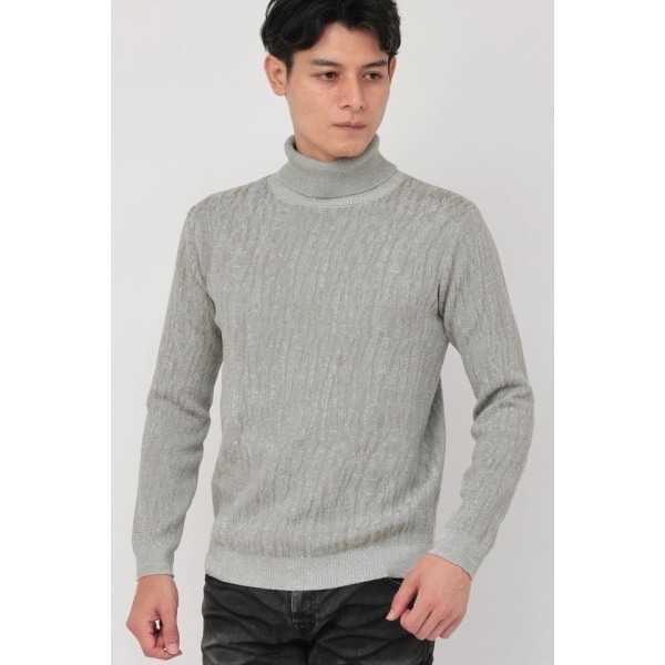 トルネードマート（TORNADO MART）/TORNADO MART∴ディゾルブジャガードタートネックニット