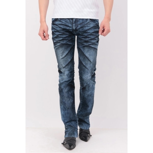 トルネードマート（TORNADO MART）/TORNADO MART∴ブルーブリーチケミカルシューカットデニム