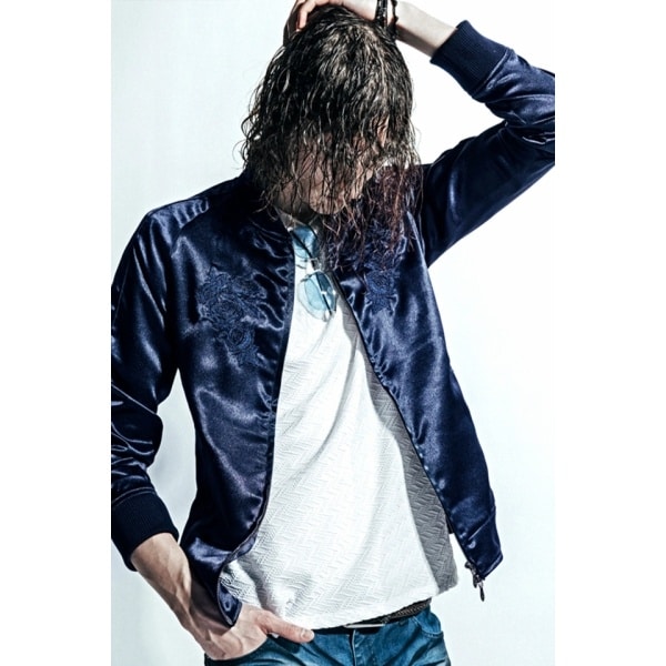 トルネードマート（TORNADO MART）/TORNADO MART∴ブラックサーフスカジャン