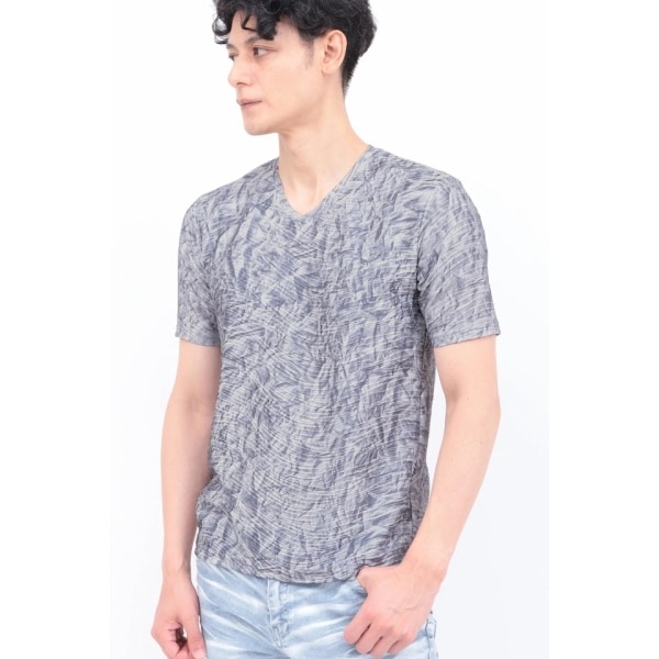 トルネードマート（TORNADO MART）/TORNADO MART∴ウェーブJQムラフォイル半袖カットソー