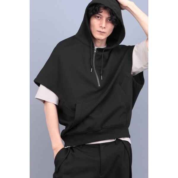 トルネードマート　tornado mart アーカイブ　変形ジップパーカー TORNADO MART パーカー R by MART∴変形ドルマンハーフZIPフィー