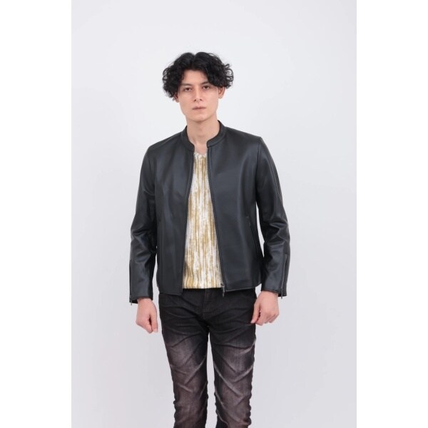 極美品　トルネードマート　シングル　ライダース　羊革　TORNADOMART トルネードマート（TORNADO MART）/TORNADO MART∴ラムレザーシングル