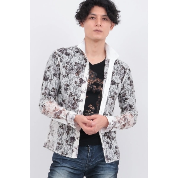 トルネードマート（TORNADO MART）/TORNADO MART∴ラッセルレースチェックプリントシャツ