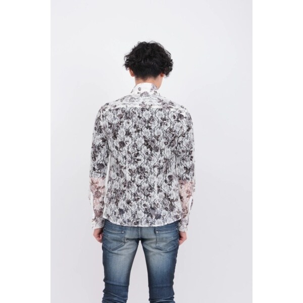 トルネードマート（TORNADO MART）/TORNADO MART∴ラッセルレースフラワープリントシャツ トルネードマート シャツ NEW】トルネードマート（TORNADO MART