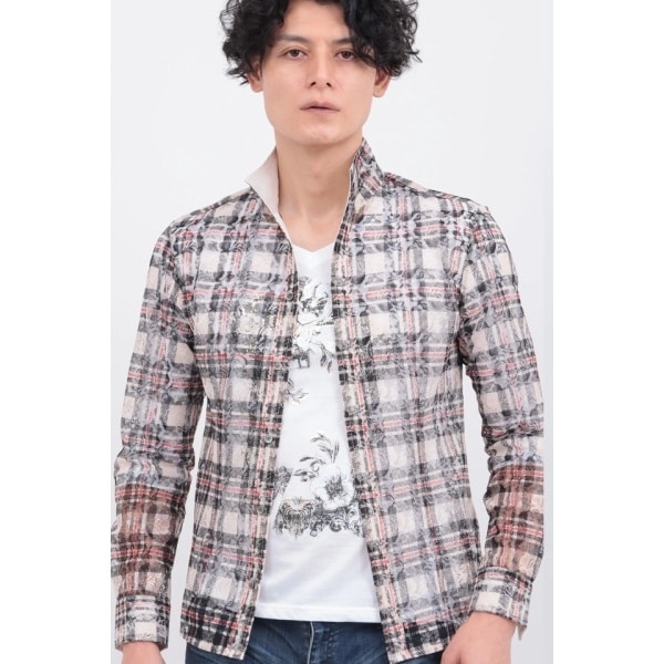 トルネードマート（TORNADO MART）/TORNADO MART∴ラッセルレースフラワープリントシャツ