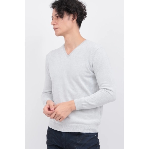 トルネードマート（TORNADO MART）/ＺＥＲＯ ＢＹ ＴＯＲＮＡＤＯ ＭＡＲＴ∴マイクロモールＶネックＫＮ