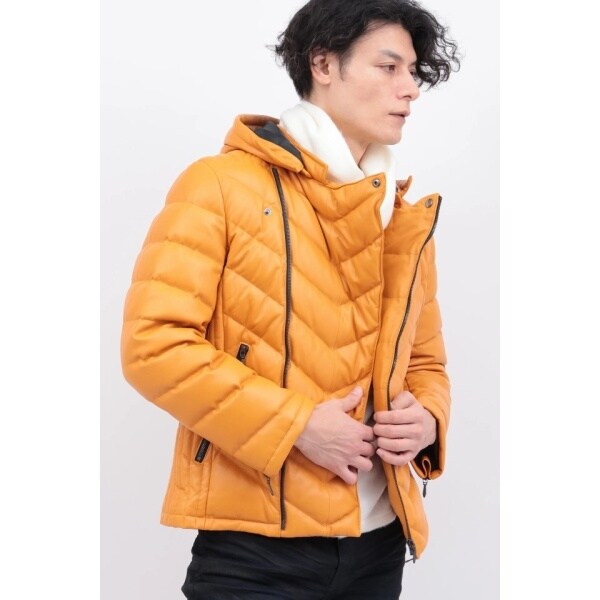 トルネードマート（TORNADO MART）/ＴＯＲＮＡＤＯ ＭＡＲＴ∴ダブルライダースラムレザーダウン