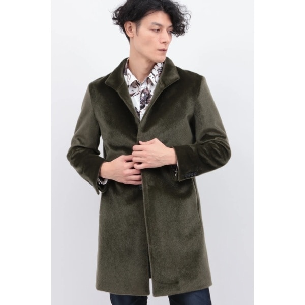 トルネードマート（TORNADO MART）/TORNADO MART∴クリスタルシャギースタンドカラーコート