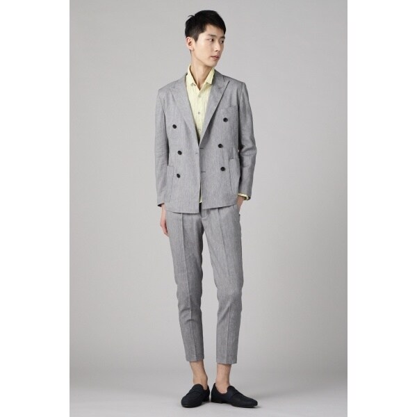 ハイストリート（HIGH STREET）/HIGH STREET∴TC麻シャンブレーダブルジャケット_4