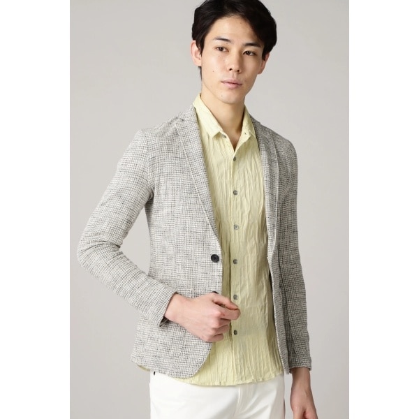 ハイストリート（HIGH STREET）/HIGH STREET∴BONOTTOサマーチェックツィードジャケット