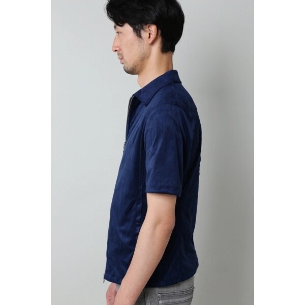 ハイストリート（HIGH STREET）/HIGH STREET∴カットスエード半袖シャツアウター_6