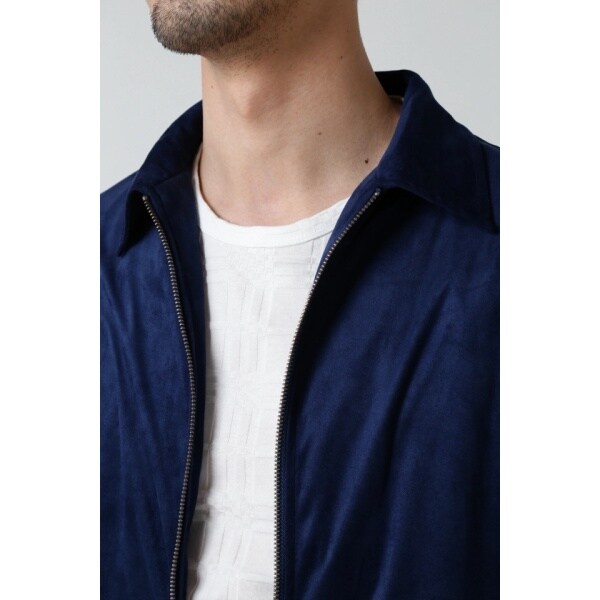 ハイストリート（HIGH STREET）/HIGH STREET∴カットスエード半袖シャツアウター_7