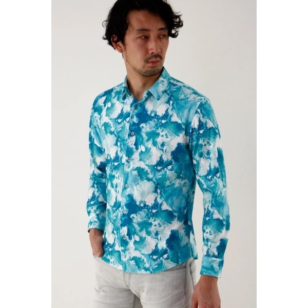 ハイストリート（HIGH STREET）/HIGH STREET∴ハイテンションスペクトラムフラワーシャツ
