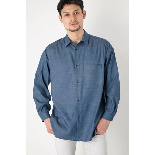 ハイストリート（HIGH STREET）/HIGH STREET∴シャンブレーデニムBIGシャツ